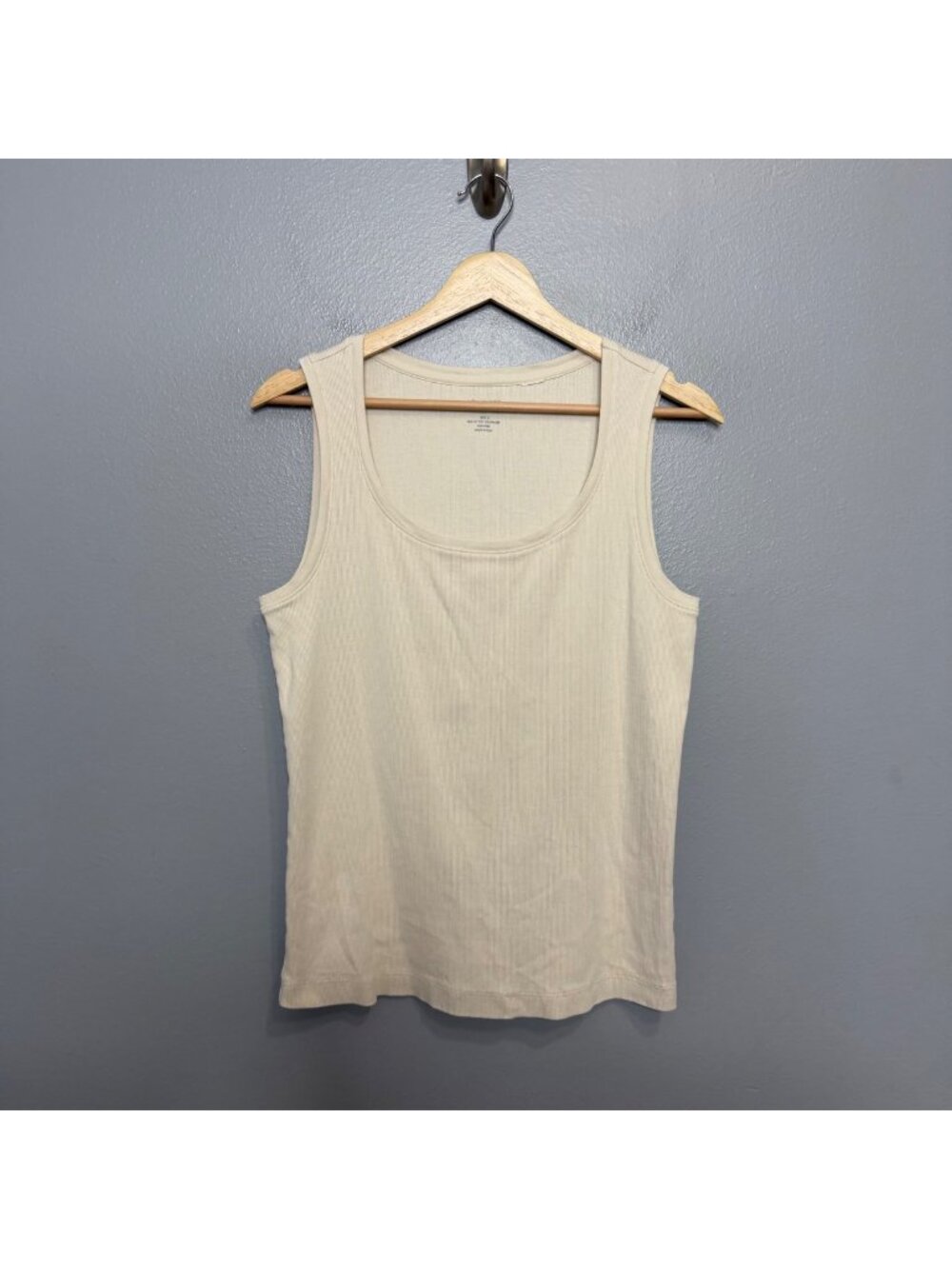 CHICO'S true color tees ivory tank size 2 or US L